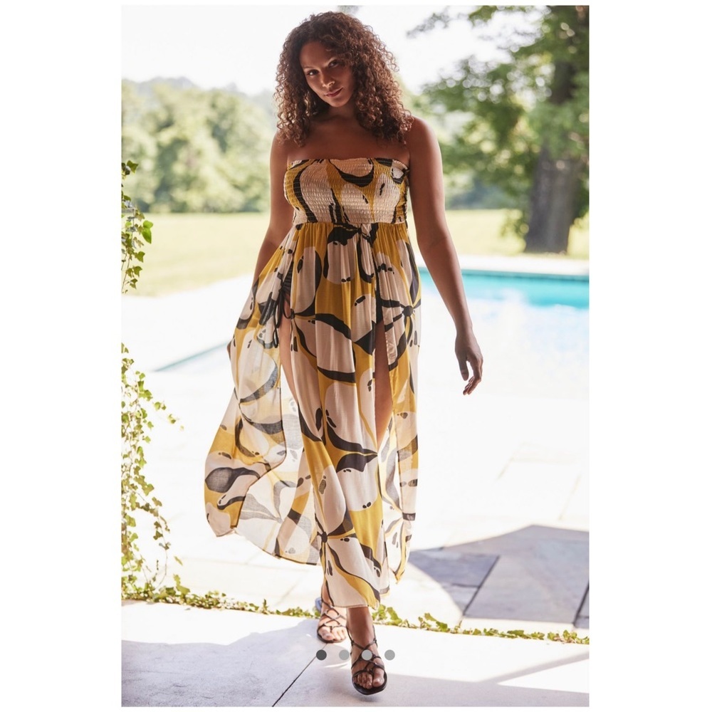 Anthropologie Kenzie Parrott for Anthropologie Drama Dress New Beach Swim Vacay